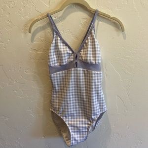 eleve dancewear purple plaid leotard